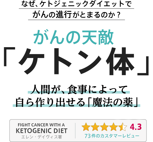ガン史上最大の敵 ケトン体　なぜ、ケトジェニック・ダイエットでがんの進行が止まるのか？
